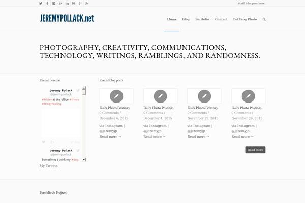 Stack theme site design template sample