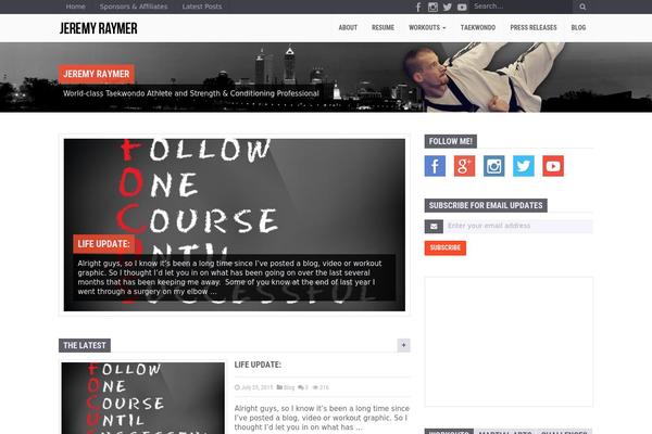 Warta theme site design template sample
