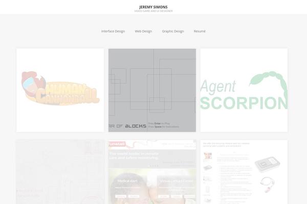 GK Portfolio theme site design template sample