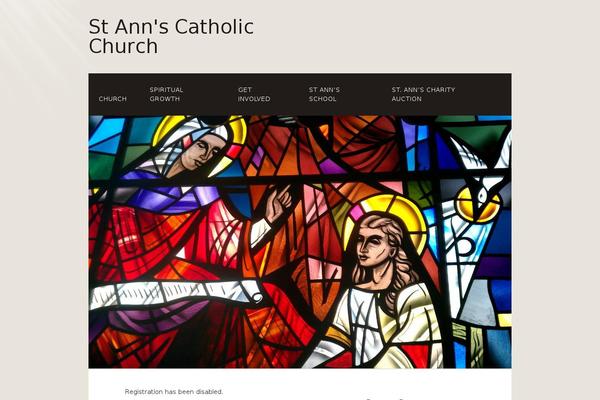 Church theme site design template sample