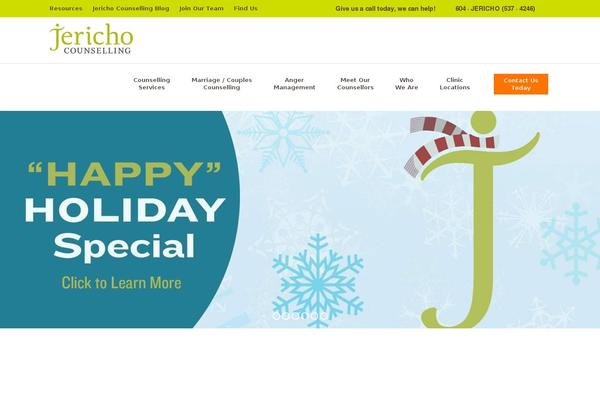 Jericho theme site design template sample