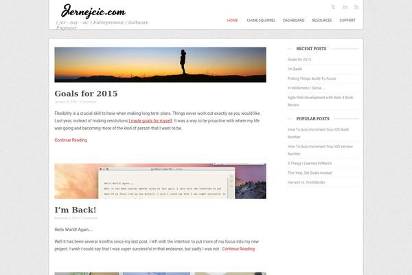 Site using Intense plugin