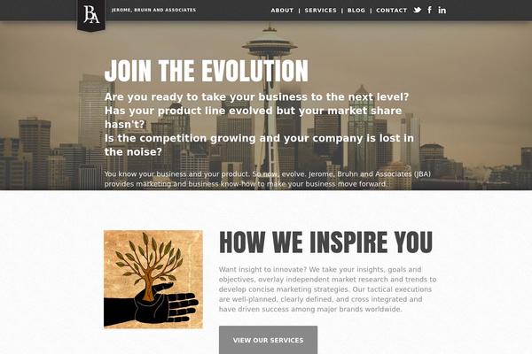 Boilerplate theme site design template sample