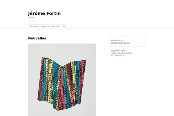 jeromefortin.com site used Buddymatic