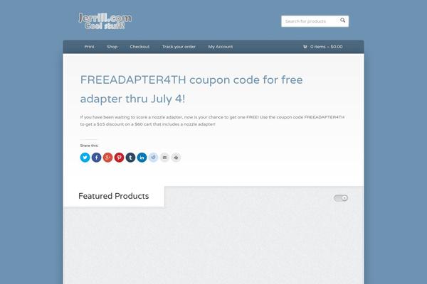 Wootique theme site design template sample