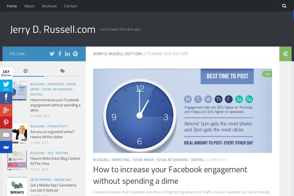 jerrydrussell.com site used Jerrydrussell-com