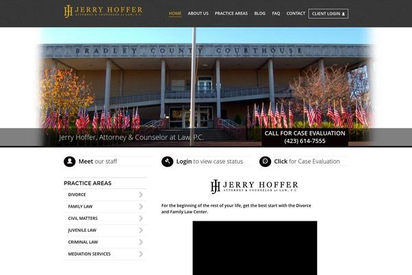 jerryhofferattorney.com site used Mycase-modern