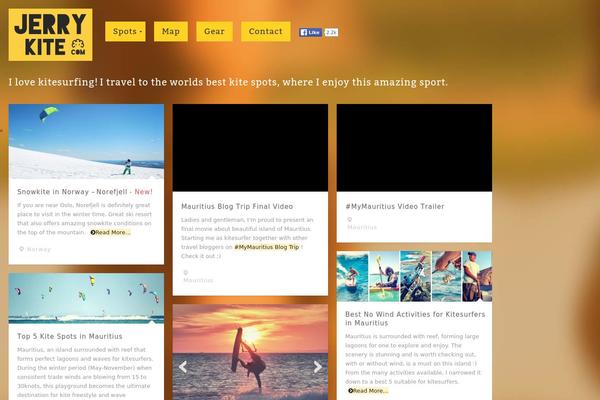 Gridlocked theme site design template sample