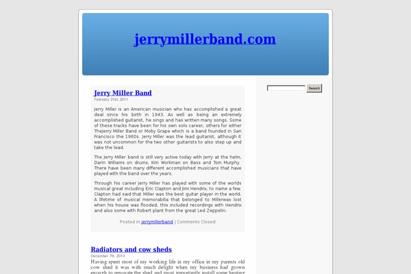 Default theme site design template sample