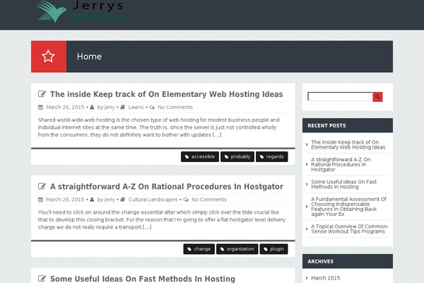 Terrifico theme site design template sample