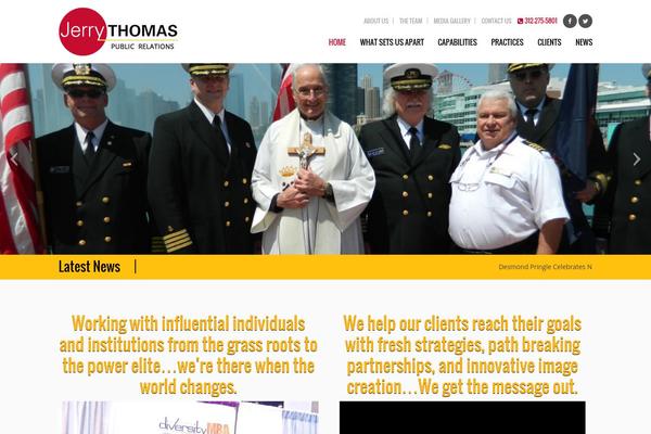 jerrythomaspr.com site used Jerry