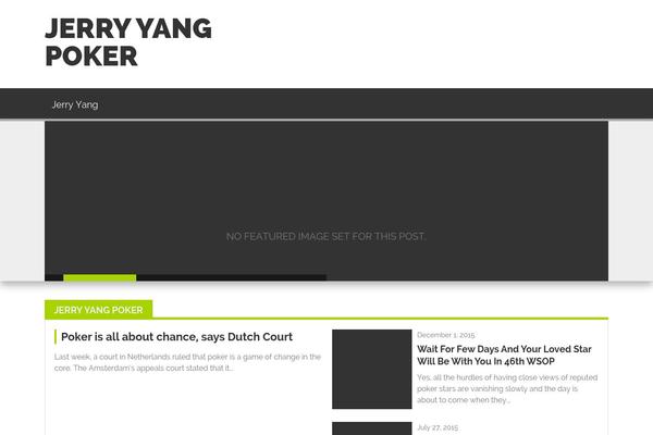 WP Clean Green theme site design template sample