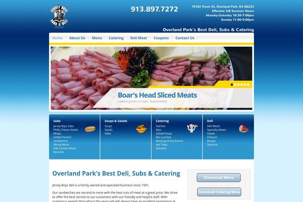 Jaguar theme site design template sample