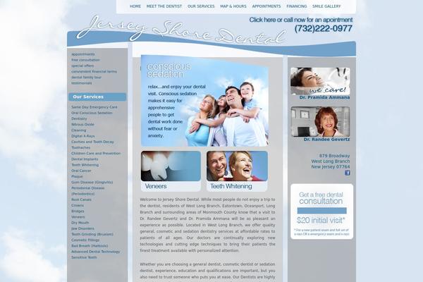 jerseyshoredental.net site used Zenlike