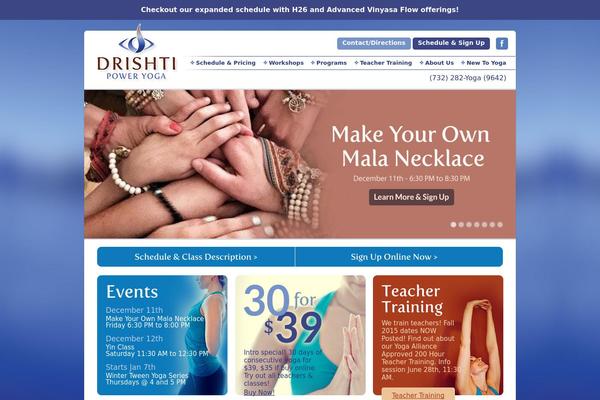 Gather theme site design template sample