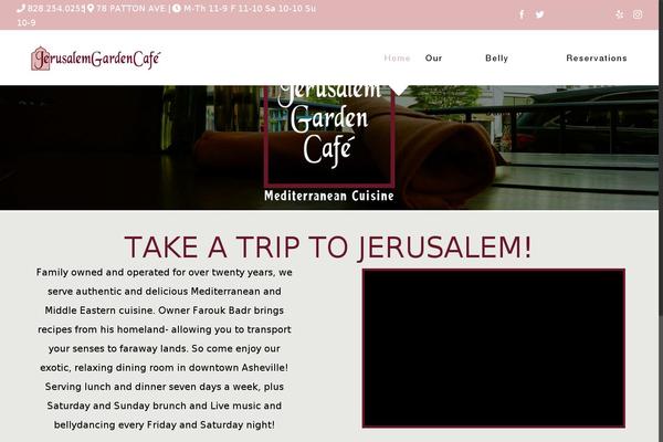 jerusalemgardencafe.com site used Gourmetgourmet