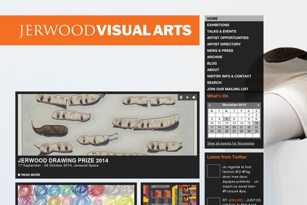 jerwoodvisualarts.org site used Generatepress_child
