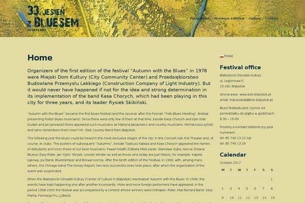 Site using Events Maker by dFactory plugin