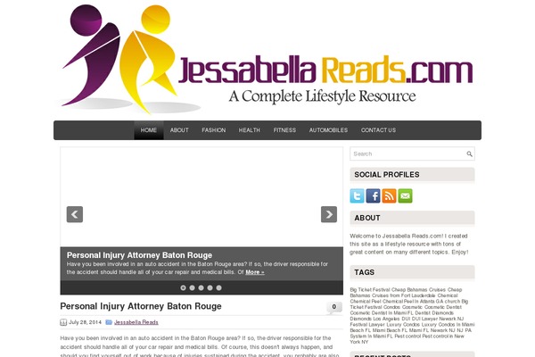 Side theme site design template sample