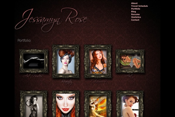 AutoFocus theme site design template sample