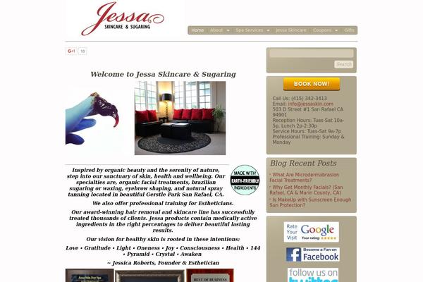 jessaskin.com site used Organic_health_tan