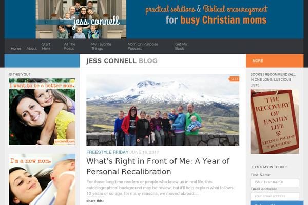 jessconnell.com site used Minimalist Writer