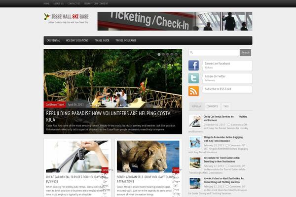 Boulevard theme site design template sample