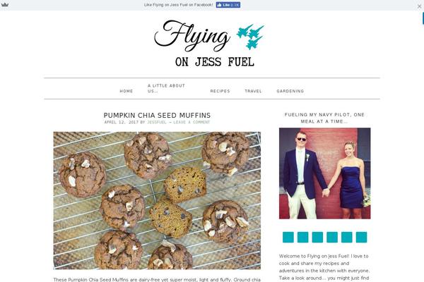 Foodie theme site design template sample