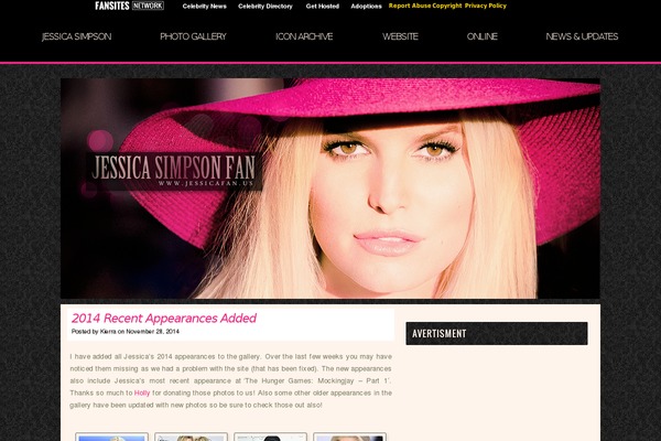 Jessica theme site design template sample