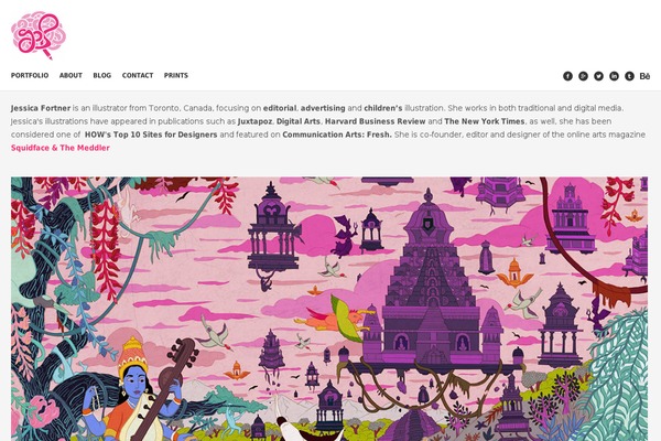 jessicafortner.com site used Resonant