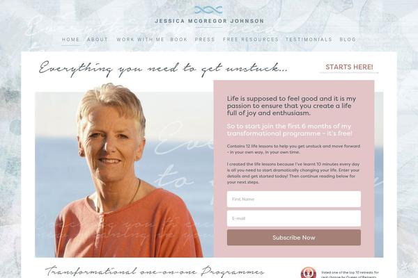 jessicamcgregorjohnson.com site used Sage
