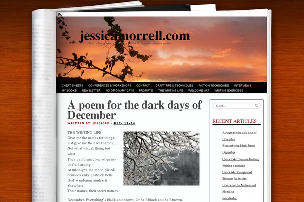 Fresh Ink Magazine theme site design template sample