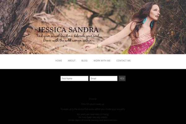 Flat theme site design template sample