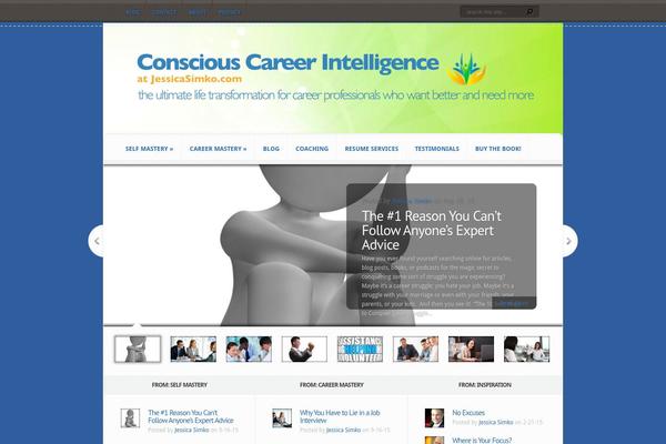 jessicasimko.com site used Aggregatetheme