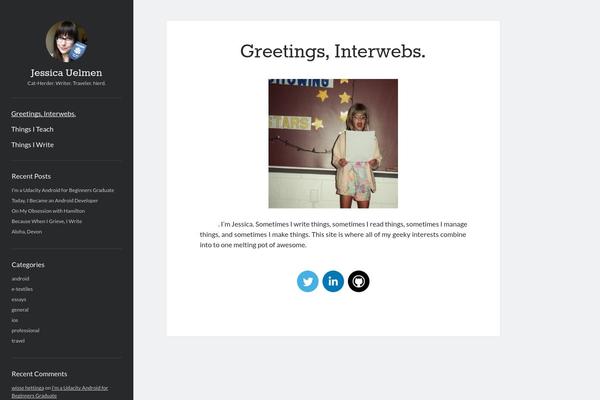 Site using Author-pro plugin