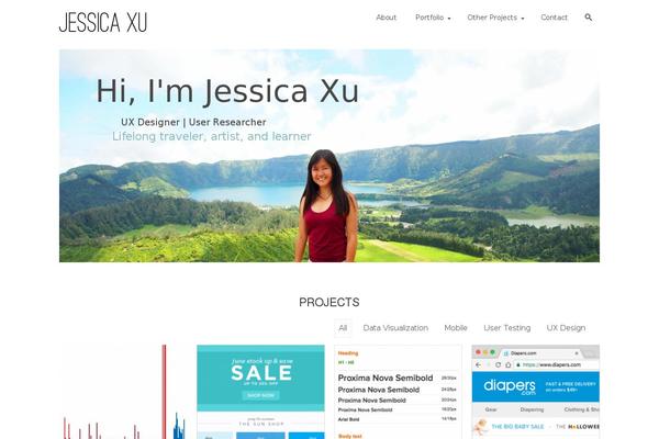Virtue theme site design template sample