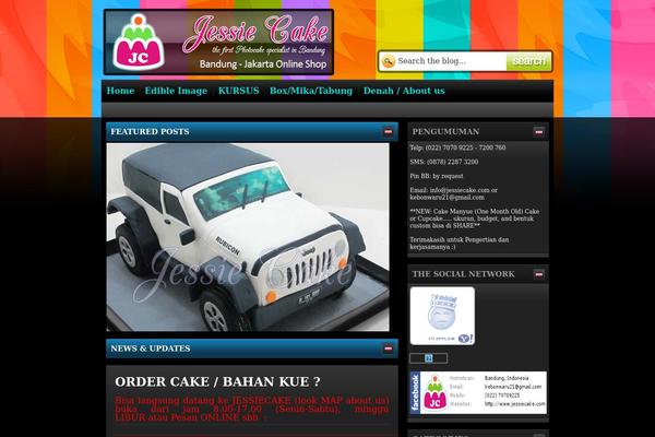 Elements theme site design template sample