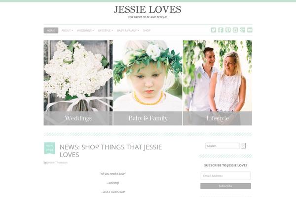 Chamomile theme site design template sample
