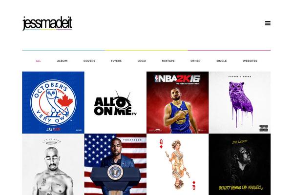 KON/CEPT theme site design template sample
