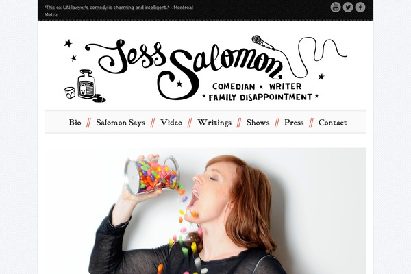 Hipster theme site design template sample