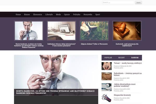 Yegor theme site design template sample