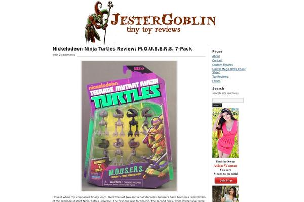 Journalist theme site design template sample