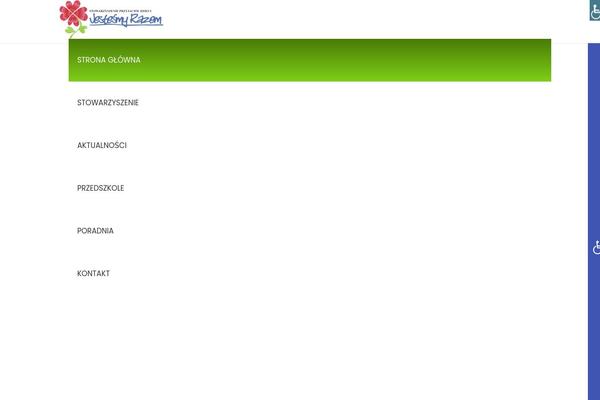 Site using WP Accessibility plugin