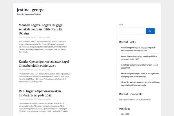 Newspaper Lite theme site design template sample