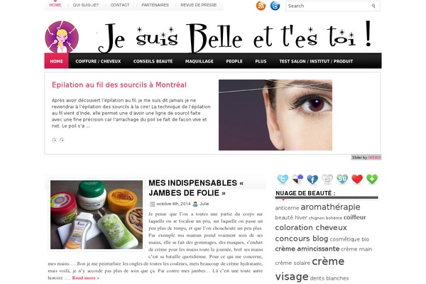 jesuisbelleettestoi.com site used Egossip