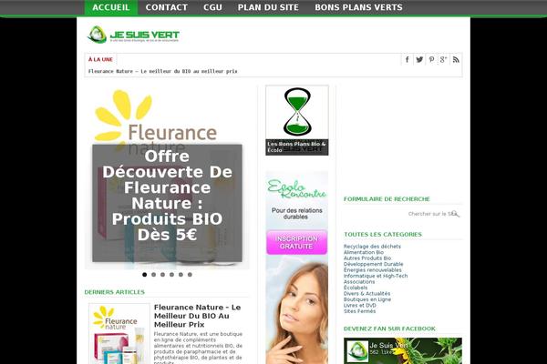 Max Mag theme site design template sample