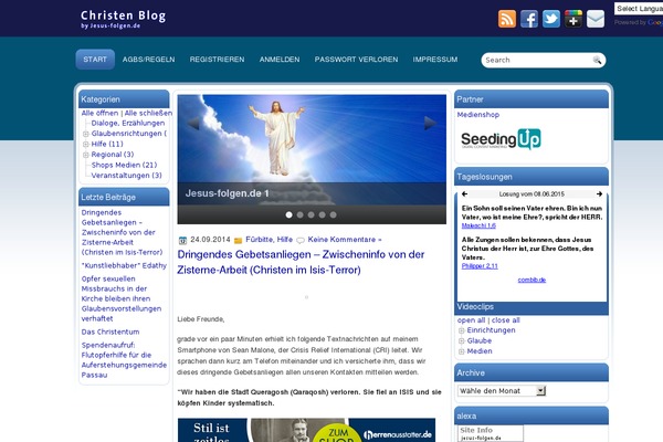 jesus-folgen.de site used Blueportal