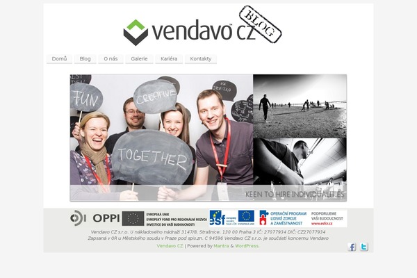 Mantra theme site design template sample
