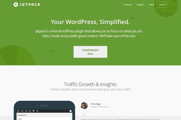jetpack.com site used Refer-wordpress