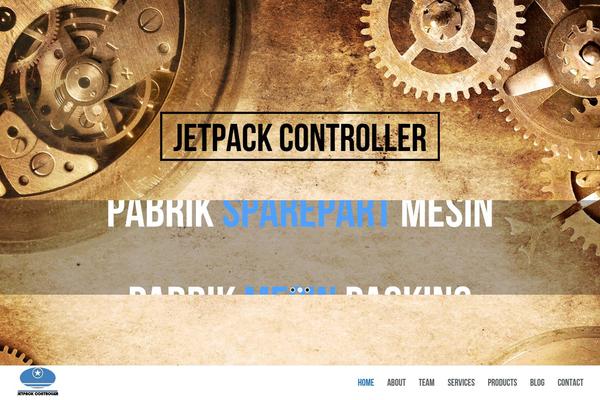 Jarvis theme site design template sample